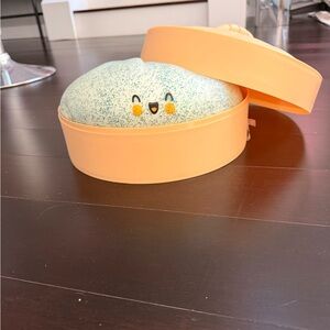 Cute Speckled Squeeze Toy in Peach Case